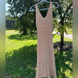 LUSH Rainbow Knit Long Dress